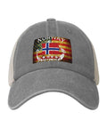 Unisex Dragon Boat Norway Flag Baseball Cap Gray Low Profile Dad Hat Go To Everyday Comfort Breathable 100 Percent Cotton Adjustable