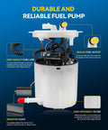 Electric Fuel Pump Assembly Replacement Kit For Jeep Grand Cherokee And Dodge Durango Fits 3.0L 3.6L And 5.7L Engines 2011 To 2023 Fuel Pump Module DIY Friendly Install Durable OEM Replacement For Reliable Fuel Delivery