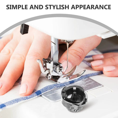 Pro Grade Metal Rotary Hook Sewing Machine Part For Flat Bed Industrial Machines With Advanced Computer Control And Precise Stitching Performance Dark Bobbin Case Accessory Designed For Heavy Duty Bulk Apparel Production And Home Use on industrial sewing machine