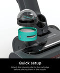 Quick setup for attaching Odor Neutralizer Cartridges Two Pack For Air Purifiers And Vacuum Cleaners With Odor Neutralizer Technology.