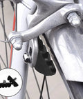 Eight Pack Bicycle Black Rubber Brake Pads 45mm For Road Bike C Type Braking System installed on wheel