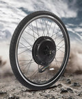 Powerful 48V 1000W 26 Inch E Bike Hub Motor Wheel Kit Rear Wheel With Thumb Throttle And Pedal Assist Sensor in rugged terrain
