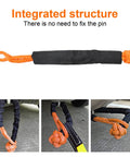 38,000 Lbs Synthetic Fiber Soft Shackle For Vehicle Recovery And Off Road Towing, Protective Sleeve, flexible design