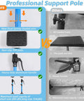 Comparison of Heavy Duty Adjustable Cabinet Support Jack With Sturdy Aluminum Handle vs other support poles, showcasing features and load capacity.