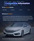 Compatible information for Hella Quiet Ac Compressor Replacement For Honda Crv 2002 Through 2006 with reference numbers.
