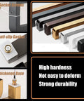 Stainless Steel Barn Sliding Door Handle Double Sided Push Pull Handle For Interior And Exterior Doors Grey Finish Available In 12 inch length variations