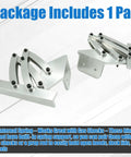 Universal Large Hidden Hinges For Deck Lids Rumble Seat Trunk Lids Car Hoods And Truck Bed Tonneau Covers No Internal Spring Pair