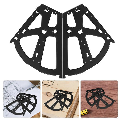 Two Pack Heavy Duty Black Iron Cabinet Hinges With Flip Design for smooth operation, concealed metal hardware for shoe storage frames