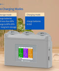 Neo Drone Battery Charger Two Way Charging Hub Portable Fast Charging Station showing two charging modes with LCD display