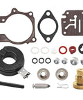 Carburetor Rebuild Kit Three Pack For Johnson Evinrude OMC Outboard Motors 18 To 75 HP Go To Carb Kit With 396701 398729 18 7042 9 37105 Gasket Seals And All Needed Parts For Quick Reliable Tune Ups