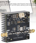 Rugged RF Power Amplifier Module For Ham Radio And Broadcasting 0.5-800MHz Coverage, 15W Output, 40 dB Gain, circuit board view