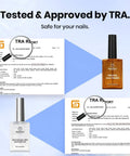 TRA approved Gel Nail Prep Kit with Dehydrator and Primer, HEMA-Free bonding protein for tips and extensions, 10ml bottles.