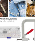 Top-Notch Hand Press Pearl Setting Machine For Crafting with pearl kit for clothing, accessories, and jewelry crafting.