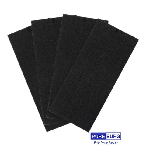 Replacement True HEPA Filter Set For Hamilton Beach TrueAir models 04383 04384 04385 04386 with black activated carbon