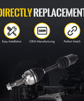 CV Axle Shaft Assembly For Dodge Ram 1500 Front 4WD 2002 2010 And 2011 Ram 1500 OE Replacement 66 3404 displayed on dark background