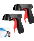 Ergonomic Spray Paint Trigger Handle Two Pack Relieves Hand Fatigue With Comfortable Pump Style Gripper For Standard Aerosol Cans