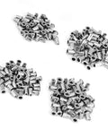 Knock Out Quality Stainless Steel Rivet Nut Kit With M3 M4 M5 M6 Threaded Inserts assortment laid out on a white surface.