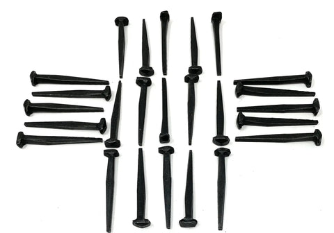 2 Inch Wrought Head Nails Set Decorative Antique Rose Head Nails For Barn Doors Antiquing Projects Pack of 25