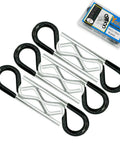 Heavy Duty Hitch Pins Clip R Clips Spring Retaining Pins Set Built Tough With Rubber Coated Grip for trailers and trucks