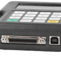 Standalone CNC Controller for 3 Axes With DSP Remote Hand Controller, showing front connectors and buttons, plug and play.
