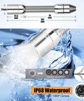 Heavy Duty Next Level 17mm Sewer Borescope And Pipeline Inspection Camera With Wifi DVR Recorder features an IP68 camera in water.