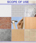 Tree Shaped Steel Hollow Wall Anchors With Screws Kit for various surfaces like concrete, brick, and wood shown in grid.