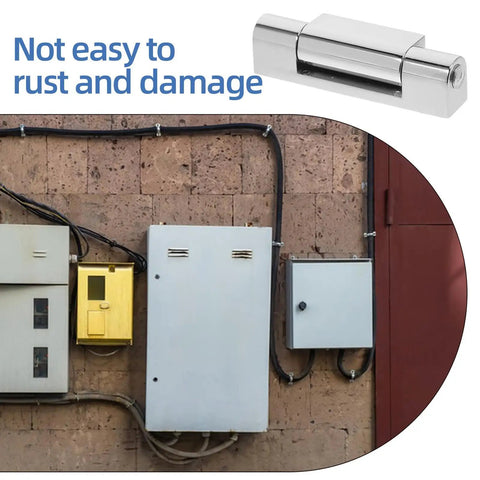 Heavy Duty Zinc Alloy Corner Cabinet Hinge For Industrial Cabinets And Cupboards Easy Install Metal Hinge For Tight Spaces