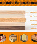 10 Inch Dado Blade Set For Table Saw With 24 Carbide Teeth, Stacked Dado Kit for cutting hardwood, softwood, and plywood.