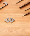 Upgrade Your Deck With These Stainless Steel Cable Railing Protector Sleeves. This 20Pc Kit Fits Perfectly On 3/16 Inch Wire Rope And Includes Wood Post Hardware To Cover Ugly Drill Holes For A Smooth, Professional Look Perfect For Outdoor Spaces And, stainless steel sleeves on wood deck with drill tools