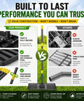 Comparison of Heavy Duty Stainless Steel Lawn Leveling Rake with plastic and steel alternatives for durability and design.