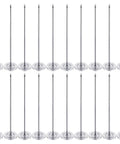 Top Shelf Long Thumb Tacks And Heavy Duty Push Pins, Flat Head Furniture Tacks For Sofa And Headboard Decor, Silver Finished Upholstery Nails Straight Up Diy Essential With Knockout Hold And Quick Install arranged in a grid.