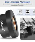 2 Inch To 1.25 Inch Twist Lock Telescope Adapter For Eyepieces - Black anodized aluminum finish with brand logo