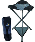 Portable Folding Camping Stool With PackSeat Design Lightweight Yet Durable Ultra Compact Seat for Hiking with carry bag