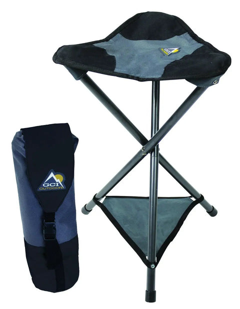 Portable Folding Camping Stool With PackSeat Design Lightweight Yet Durable Ultra Compact Seat for Hiking with carry bag