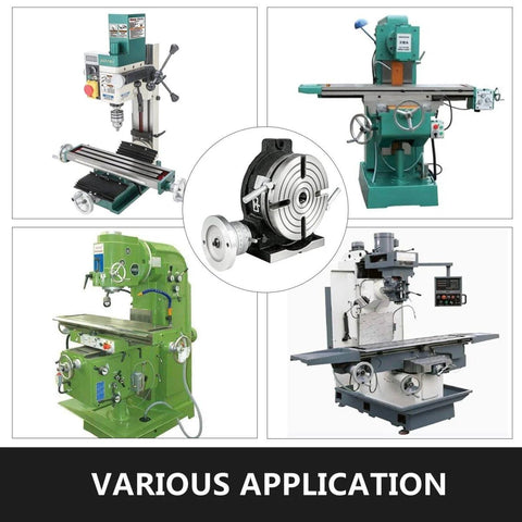 8 Inch Rotary Table With Horizontal And Vertical Tilt For Precision Milling And Drilling in various machine applications