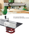 Tough As Nails Manual Lift Router Table Base Plate With Dead On Precision Height Adjustments engineered for 64-66mm motor diameter.