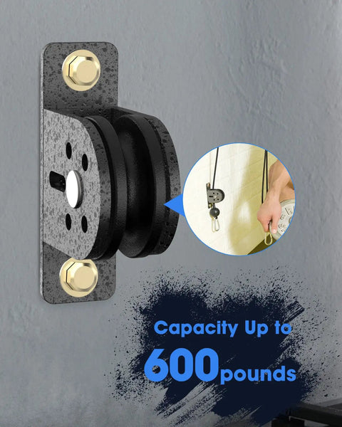 4 Pack Silent Cable Pulley Wheel Set For Home Gym Gear And Lat Pulldown Machines with 600 lb capacity