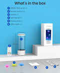 What's in the box for Jellyfish Lamp Bluetooth Speaker With White Noise, 7 Color Changing Ocean Tank Light.