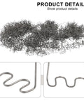 1000Pcs Welder Staples 0.6mm S Wave Staples For Auto Bumper Repair And Plastic Bodywork Kit Stainless Steel Durable Staples