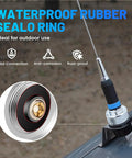 NMO To SO239 Adapter For Your Vehicle Antenna Rig with waterproof rubber seal ring on car roof antenna.