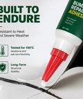Two Pack Car Bumper Repair Adhesive Fixing Busted Plastic With Rock Solid Bonds And Easy Application for quick patching.