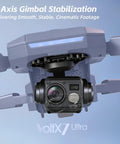 Close-up of 4K Camera Drone With 3 Axis Gimbal And GPS For Ultra Smooth Footage showing 3-axis gimbal and UHD camera.