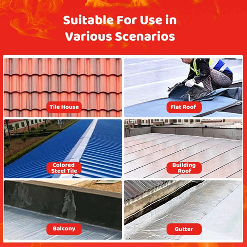 Rock Solid Asphalt Roof Shingles Repair Tape 2 Mm Thick Aluminum Foil Flashing Tape used on tile house and flat roofs.