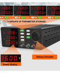 Programmable USB Adjustable Lab Power Supply For DIYers And Tech Pros, 0 To Rated Voltage, 0-60V Output, 0-10A Current, 120V Input