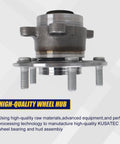 Rear Wheel Bearing And Hub Assembly 512570 For 2016 To 2021 Honda Civic Rear And 2019 To 2022 Honda Insight Rear With 5 Lug Bolts And ABS Replacement Today