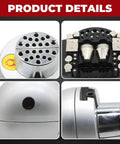 3 Inch Ball Vise With 360 Degree Rotation For Precise Carving And Metalworking, Stainless Steel Pro Clamp, Adjustable Opening Up To 2.1 Inches With Hex Wrench, Smooth Rotating Base For Crafting Perfection. 4-view product details