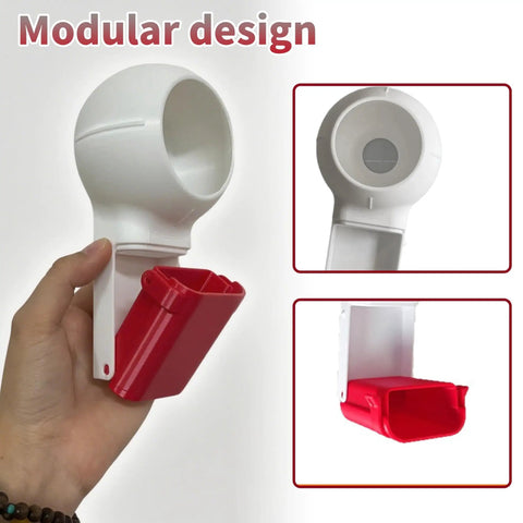Drill Dust Collector Box For Picture Hanging And Home Renovations Keeps Dust Off Floors And Benches Red And White Portable Dust Catcher