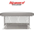 Stainless Steel Chimney Cap For Secure Birdproofing And Debris Shield Bolt On Chimney Cover Fits 13 By 13 In Flue Tiles Easy Install