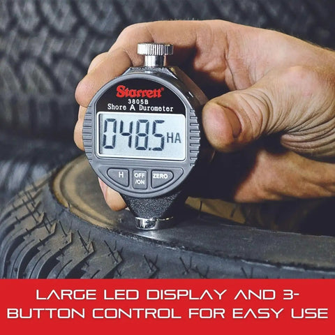 Digital Durometer Shore A Scale 0 To 100 HSA with LED display and three-button control measuring tire hardness