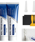 2Pcs Drywall Repair Kit Quick Drying Wall Mending Paste For Holes And Cracks Easy DIY Patch Kit With Safe Resin Formula shown